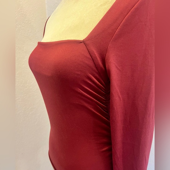 NWT Urban Outfitters Silence + Noise Victoria Long Sleeve, Square Neck Top, L - Picture 9 of 11